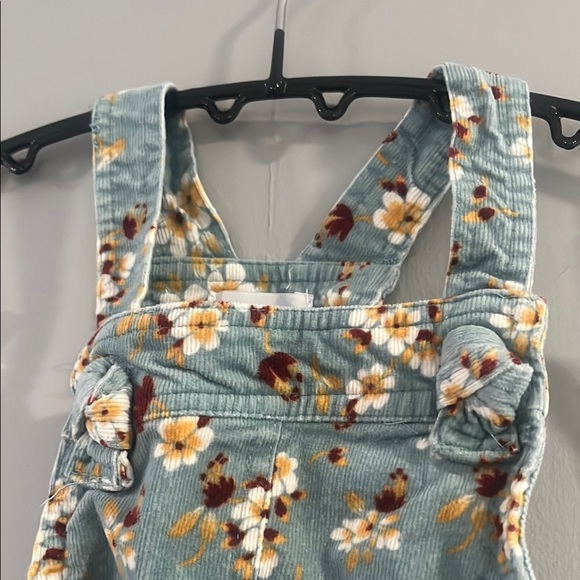 Tahari Blue and White Floral Overalls - Picture 4 of 6